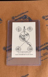 SMITH AND WESSONMODEL 52 / 38 MASTER* CLEANING KIT * BROAD BLADE SIGHT TOOL1960'S* DRY FIRE TARGET * BARREL WRENCH - Image 8 of 15