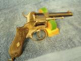 ENGLISH PINFIRE
DOUBLE ACTION
9mm LEFAUCHEUX STYLE
REVOLVER - 1 of 15