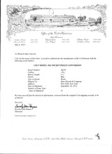 COLT 1862 POLICE
CONVERSION W/EJECTOR - .38RF - 20 of 20