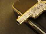 FINE NICKEL PLATED CASED AND ENGRAVED COLT 3rd DERRINGER - 10 of 15