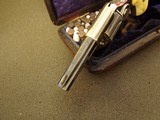 CASED BLUE & NICKEL IVORY GRIPPED COLT NEW LINE .22 REVOLVER - 6 of 15