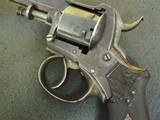 ENGLISH LEFAUCHEAUX 7mm DA/SA PIN FIRE REVOLVER - 8 of 20