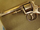 ENGLISH LEFAUCHEAUX 7mm DA/SA PIN FIRE REVOLVER - 9 of 20