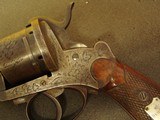 LEFAUCHEAUX STYLE LARGE CALIBER PINFIRE REVOLVER - 10 of 20