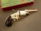 M00RE'S NEW MODEL ENGRAVED REVOLVER WITH PICTURE BOX- -.32 TEAT-FIRE - 2 of 20