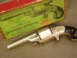 M00RE'S NEW MODEL ENGRAVED REVOLVER WITH PICTURE BOX- -.32 TEAT-FIRE - 3 of 20