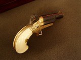 COLT,
GOLD INLAID,
ENGRAVED No. 3 THEUR
DERRINGER W/CASE - 6 of 20
