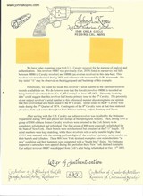 COLT CAVALRY MODEL 1873 U.S. CAVALRY REVOLVER W/KOPEC LETTER - 18 of 20