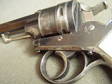 AUGUSTE FRANCOTTE DOUBLE ACTION REVOLVER WITH HOLSTER & SIX CARTRIDGES - 7 of 20