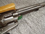 COLT MODEL 1873 SAA CIVILIAN REVOLVER WITH EAGLE GRIPS - 5 of 20