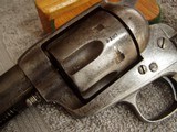 COLT MODEL 1873 SAA CIVILIAN REVOLVER WITH EAGLE GRIPS - 10 of 20
