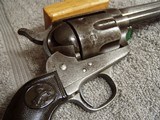 COLT MODEL 1873 SAA CIVILIAN REVOLVER WITH EAGLE GRIPS - 4 of 20