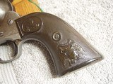 COLT MODEL 1873 SAA CIVILIAN REVOLVER WITH EAGLE GRIPS - 7 of 20