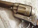 COLT MODEL 1873 SINGLE ACTION ARMY "ARTILLERY" REVOLVER
WITH "CUSTER" RANGE
PARTS. - 6 of 18