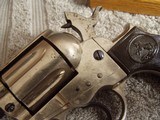 ANTIQUE COLT MODEL 1877 "LIGHTNING" REVOLVER "ETCHED PANEL" .38 COLT CALIBER - 12 of 20
