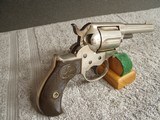 ANTIQUE COLT MODEL 1877 "LIGHTNING" REVOLVER "ETCHED PANEL" .38 COLT CALIBER - 1 of 20