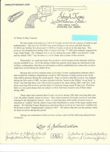 COLT CAVALRY MODEL 1873 U.S. CAVALRY REVOLVER W/KOPEC LETTER - 19 of 20