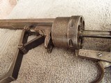 GALAND EUROPEAN REVOLVER .45 CF CALIBER."ANTIQUE" IVORY GRIPS - 14 of 20