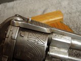 ENGRAVED PINFIRE REVOLVER "EBONY GRIPS" 11mm - 15 of 19