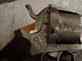 ENGRAVED PINFIRE REVOLVER "EBONY GRIPS" 11mm - 14 of 19