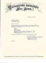 WINCHESTER MODEL 1886 LEVER ACTION RIFLE .45-90"ANTIQUE" WITH/LETTER - 20 of 20