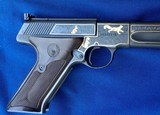 Colt Match Target Woodsman 2nd Series Engraved by Neil Hartliep - 2 of 9