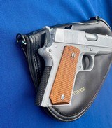 Detonics .45 Combat Master Mk II Satin Nickel new in pouch - 4 of 5