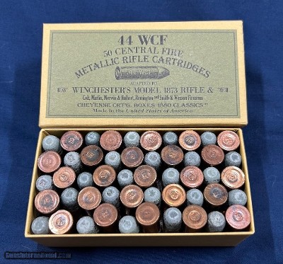 Full Box New Haven Arms .44 Henry Rimfire Winchester Cartridges 50 Rounds