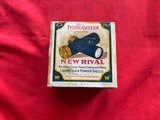 Full & Sealed 2-Piece Winchester New Rival 20 Ga. Shot Shell Box - Scarce! - 2 of 7