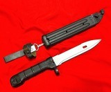AK-74 Pattern Bayonet w/ Spear Point Blade & Matching Wire Cutter Scabbard - Unissued - 2 of 12