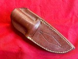 Scarce! 1920’s R-G Combination Survival Knife & Sheath - Aluminum Handle w/ Storage Compartment - Canada Patent 1923 - 7 of 10