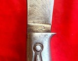 Scarce! 1920’s R-G Combination Survival Knife & Sheath - Aluminum Handle w/ Storage Compartment - Canada Patent 1923 - 6 of 10