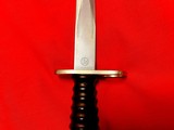 Swiss W+F
M57 Cold War Bayonet Fighting Knife & Scabbard for SIG SG 510 Stgw 57 Battle Rifle - MINTY! - 3 of 6
