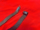 U.S. Pattern 1857 Springfield Leather Rifle Musket Sling With Single Brass Hook - 4 of 8