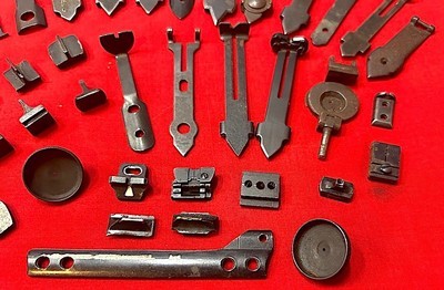 Huge Gunsmith Parts Lot! Vintage Metallic Iron Sights & Misc. Gun Parts - Image 2 of 5