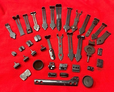 Huge Gunsmith Parts Lot! Vintage Metallic Iron Sights & Misc. Gun Parts - Image 1 of 5
