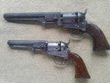 A Pair of Colt London Revolvers, One Baby Dragoon and One 1851 Navy, both with the same Serial Number - 1 of 1