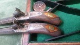 A like new pair of unmarked British Muff Pistols from the 1840-1850 era. - 3 of 4