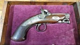 Engraved Gulour, Irish?, Cased Percussion Pistol with all Accessories - 3 of 6