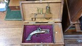 Engraved Gulour, Irish?, Cased Percussion Pistol with all Accessories - 2 of 6