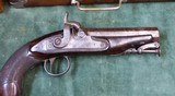 Wood, British big bore belt pistol, 1840's to 1850's - 1 of 7