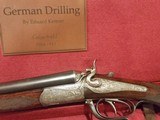 Eduard Kettner Hammer Coach Gun Drilling Highly Engraved and Cased - 5 of 7