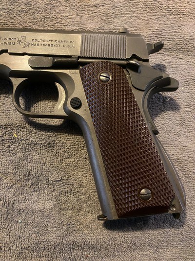 Colt 1911a1 1941 RS Parkerized with Expedionary 1941 Holster - Image 7 of 15