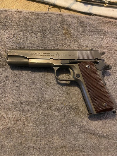 Colt 1911a1 1941 RS Parkerized with Expedionary 1941 Holster - Image 1 of 15