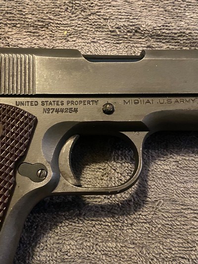Colt 1911a1 1941 RS Parkerized with Expedionary 1941 Holster - Image 3 of 15