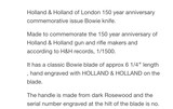 Holland & Holland Bowie Knife - 5 of 6