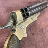 Civil War Era Sharps 4 Barrel 30 Caliber Pepperbox Derringer - 8 of 9