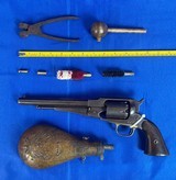 Civil War Remington 1861 New Model .44 Cal Revolver w/ Case - 5 of 12