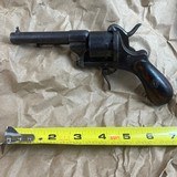 1860's Lefaucheux 7mm 6 Shot Pinfire Revolver - 9 of 9