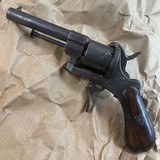 1860's Lefaucheux 7mm 6 Shot Pinfire Revolver - 2 of 9
